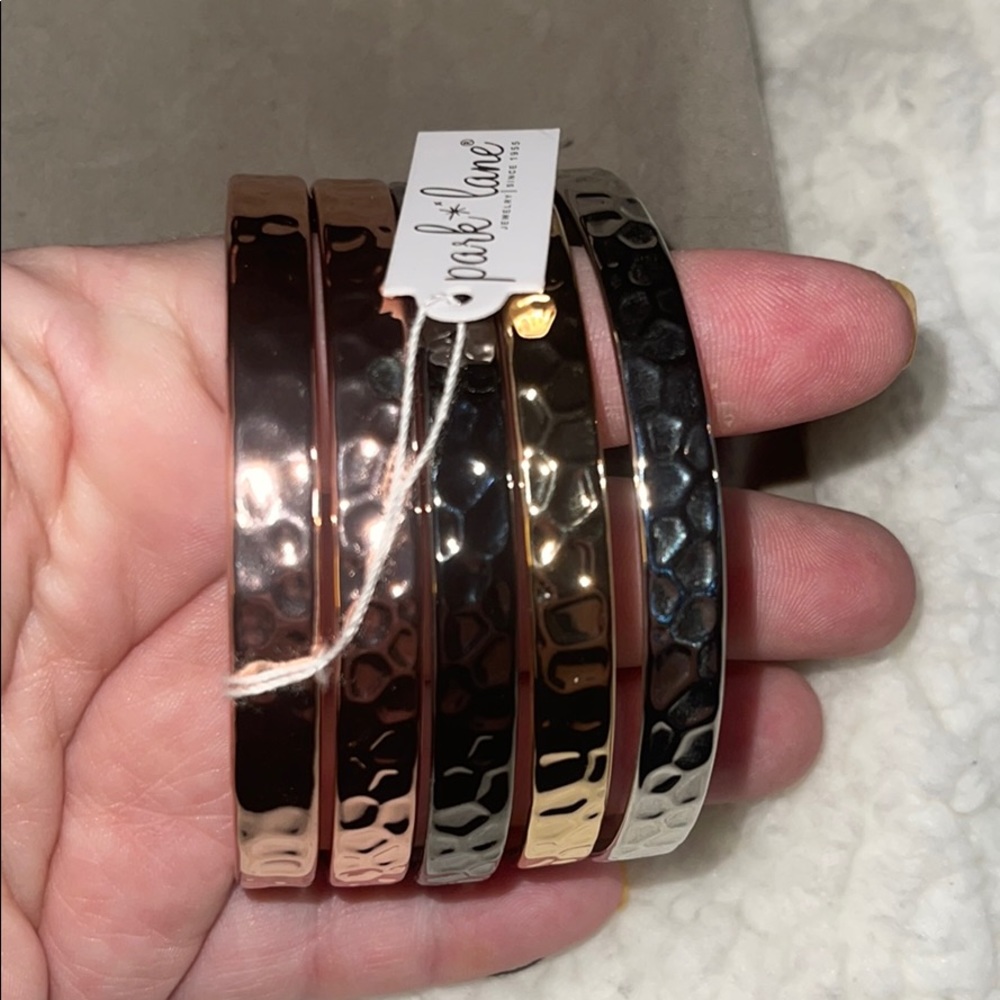 Park Lane mixed metals five bangle set